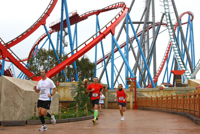 Fun Run Fundaci PortAventura, 2012 Por dentro del parque