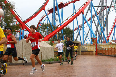 Fun Run Fundaci PortAventura, 2012 Por dentro del parque