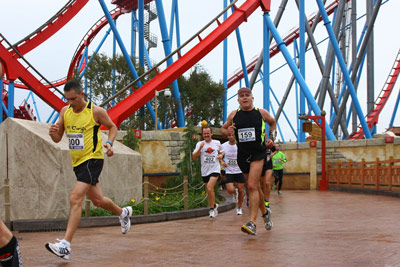 Fun Run Fundaci PortAventura, 2012 Por dentro del parque