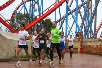 Fun Run Fundaci PortAventura, 2012 Por dentro del parque