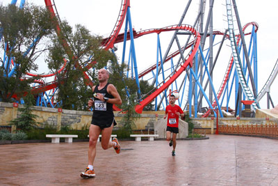 Fun Run Fundaci PortAventura, 2012 Por dentro del parque