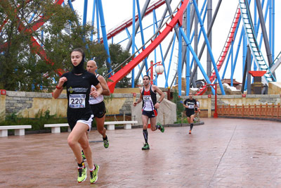 Fun Run Fundaci PortAventura, 2012 Por dentro del parque