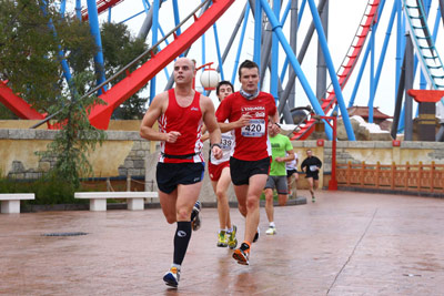 Fun Run Fundaci PortAventura, 2012 Por dentro del parque