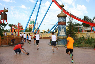 Fun Run Fundaci PortAventura, 2013 Por dentro del parque