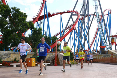 Fun Run Fundaci PortAventura, 2013 Por dentro del parque