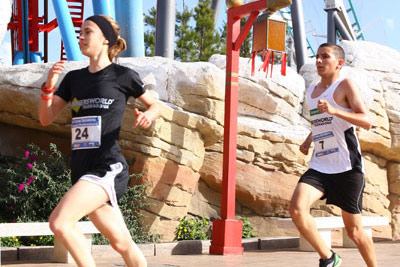 Fun Run Fundaci PortAventura, 2013 Por dentro del parque