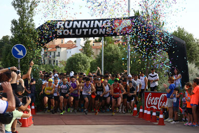 Fun Run Fundaci PortAventura, 2013 Calentamiento y salida