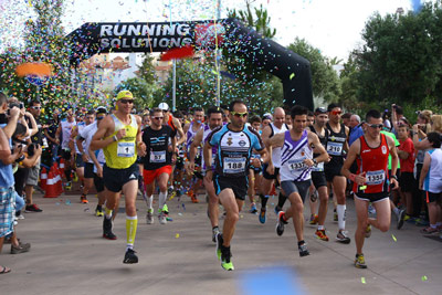 Fun Run Fundaci PortAventura, 2013 Calentamiento y salida