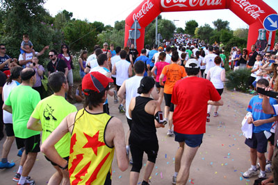 Fun Run Fundaci PortAventura, 2013 Calentamiento y salida