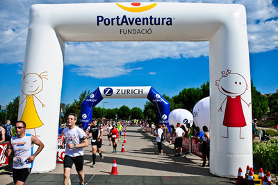 Fun Run Fundaci PortAventura, 2014 Llegada a meta