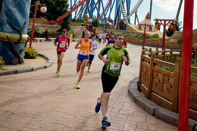 Fun Run Fundaci PortAventura, 2014 Por dentro del parque