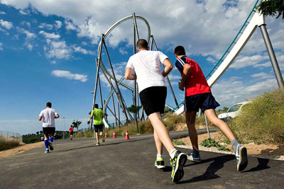 Fun Run Fundaci PortAventura, 2014 Por dentro del parque