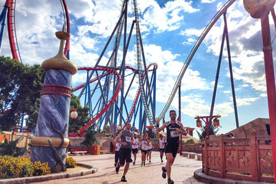 Fun Run Fundaci PortAventura, 2014 Por dentro del parque