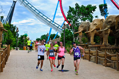 Fun Run Fundaci PortAventura, 2014 Por dentro del parque