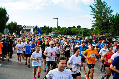 Fun Run Fundaci PortAventura, 2014 Calentamiento y salida