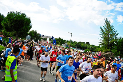 Fun Run Fundaci PortAventura, 2014 Calentamiento y salida