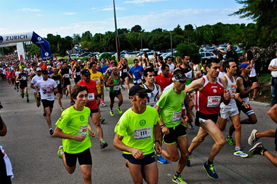 Fun Run Fundaci PortAventura, 2014 Calentamiento y salida