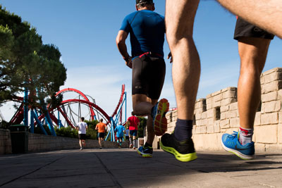 Fun Run Fundaci PortAventura, 2015 Por dentro del parque