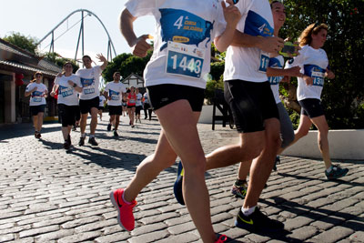 Fun Run Fundaci PortAventura, 2015 Por dentro del parque