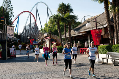 Fun Run Fundaci PortAventura, 2015 Por dentro del parque