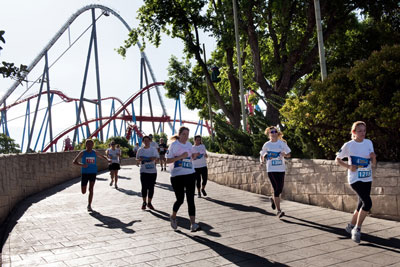 Fun Run Fundaci PortAventura, 2015 Por dentro del parque