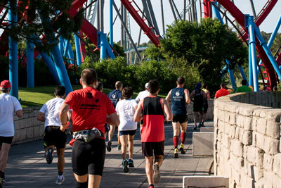 Fun Run Fundaci PortAventura, 2015 Por dentro del parque