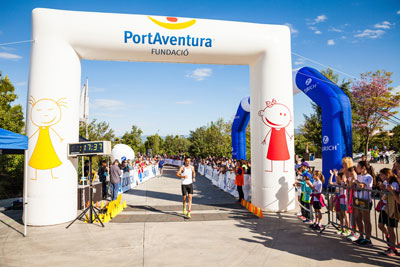 Fun Run Fundaci PortAventura, 2015 Llegada a meta