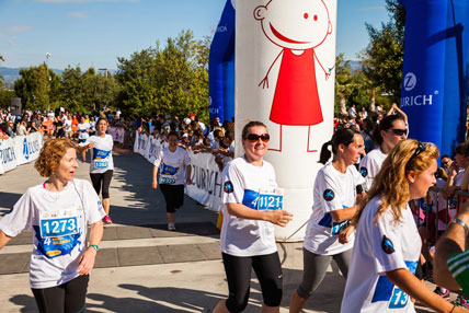 Fun Run Fundaci PortAventura, 2015 Llegada a meta