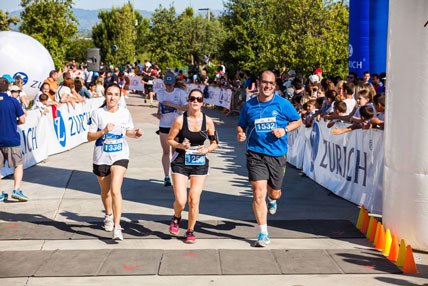 Fun Run Fundaci PortAventura, 2015 Llegada a meta