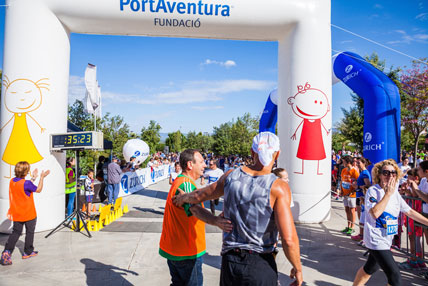 Fun Run Fundaci PortAventura, 2015 Llegada a meta