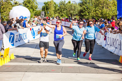 Fun Run Fundaci PortAventura, 2015 Llegada a meta