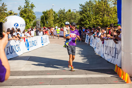 Fun Run Fundaci PortAventura, 2015 Llegada a meta