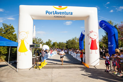 Fun Run Fundaci PortAventura, 2015 Llegada a meta