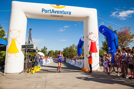 Fun Run Fundaci PortAventura, 2015 Llegada a meta