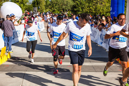 Fun Run Fundaci PortAventura, 2015 Llegada a meta