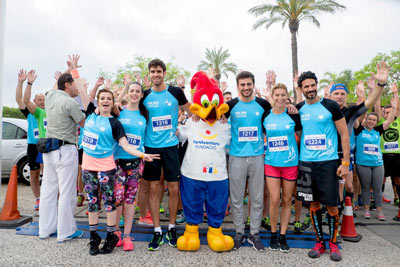 Fun Run Fundaci PortAventura, 2016 Calentamiento y salida