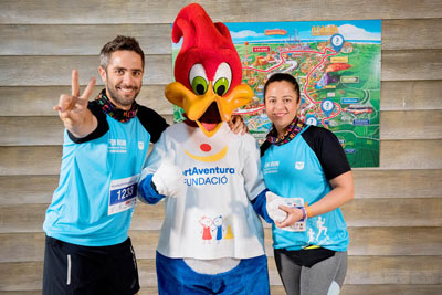 Fun Run Fundaci PortAventura, 2016 Calentamiento y salida