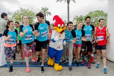 Fun Run Fundaci PortAventura, 2016 Calentamiento y salida