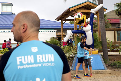 Fun Run Fundaci PortAventura, 2016 Calentamiento y salida