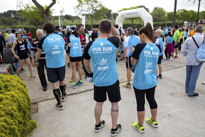 Fun Run Fundaci PortAventura, 2016 Calentamiento y salida