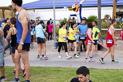 Fun Run Fundaci PortAventura, 2016 Calentamiento y salida