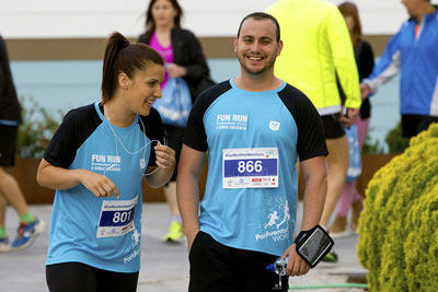 Fun Run Fundaci PortAventura, 2016 Calentamiento y salida