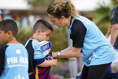 Fun Run Fundaci PortAventura, 2016 Calentamiento y salida