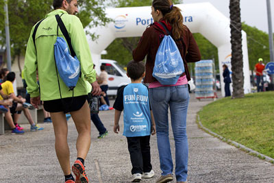 Fun Run Fundaci PortAventura, 2016 Calentamiento y salida