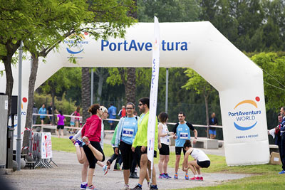 Fun Run Fundaci PortAventura, 2016 Calentamiento y salida