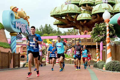 Fun Run Fundaci PortAventura, 2016 Por dentro del parque