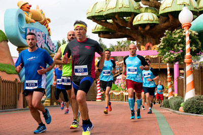 Fun Run Fundaci PortAventura, 2016 Por dentro del parque