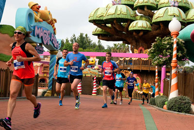 Fun Run Fundaci PortAventura, 2016 Por dentro del parque