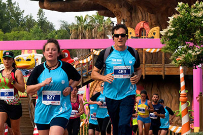 Fun Run Fundaci PortAventura, 2016 Por dentro del parque