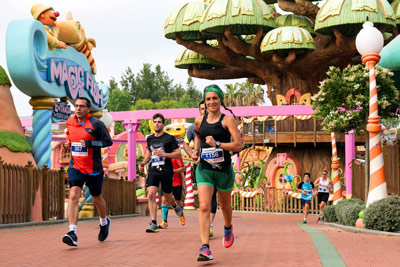 Fun Run Fundaci PortAventura, 2016 Por dentro del parque